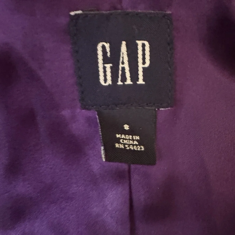 Vintage y2k Jacket Women Black Velvet Purple Lined goth whimsigoth Size 8 Medium